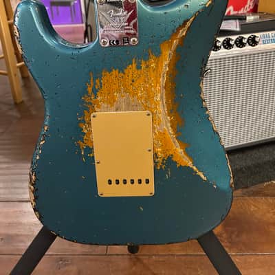 Fender Custom Shop Limited Edition ‘54 Stratocaster Super Heavy Relic - Aged Ocean Turquoise over 2-Color Sunburst /7lbs. 9.6oz #LXX0040 image 12