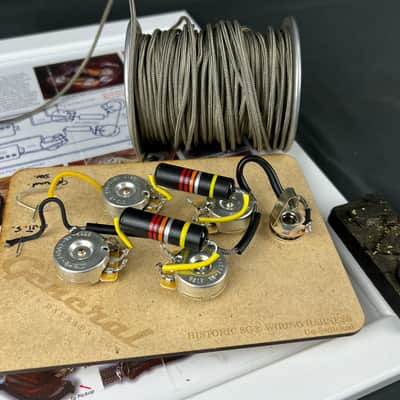 General Vintage Tone Vintage Prewired Harness for Gibson ® SG Historic Bumblebee molded capacitors . image 2