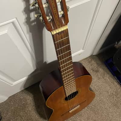 El Degas c80y classical acoustic guitar 1970s - natural image 4