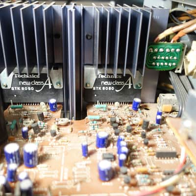 Ampli Vintage high-end TECHNICS SU-V4 Stereo Integrated DC Amplifier POUR PIECES image 13