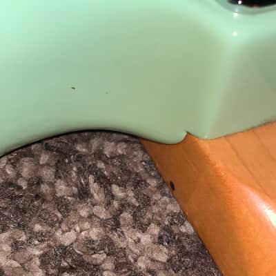 2013 Fender 60th anniversary American Special Stratocaster  with Maple Fretboard electric guitar made in the USA seafoam green image 8