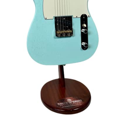 Rufini Guitars T-Modern Korina Body 2022 Ice Blue Satin, NEW (Authorized Dealer) image 3