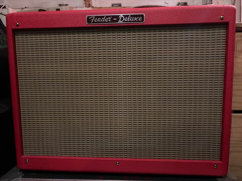 Fender Hot Rod Deluxe 1x12 ext cab 2000s - Texas Red image 1
