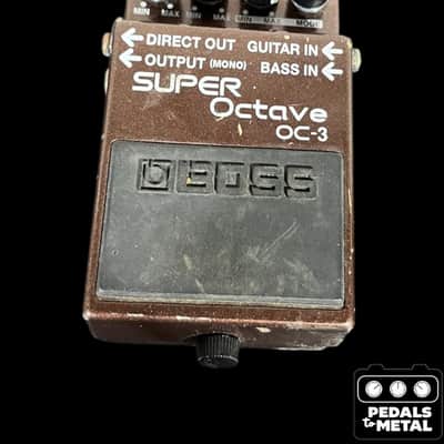 Boss OC-3 Super Octave (Dark Gray Label) 2003 - Present - Brown - X17763 image 2
