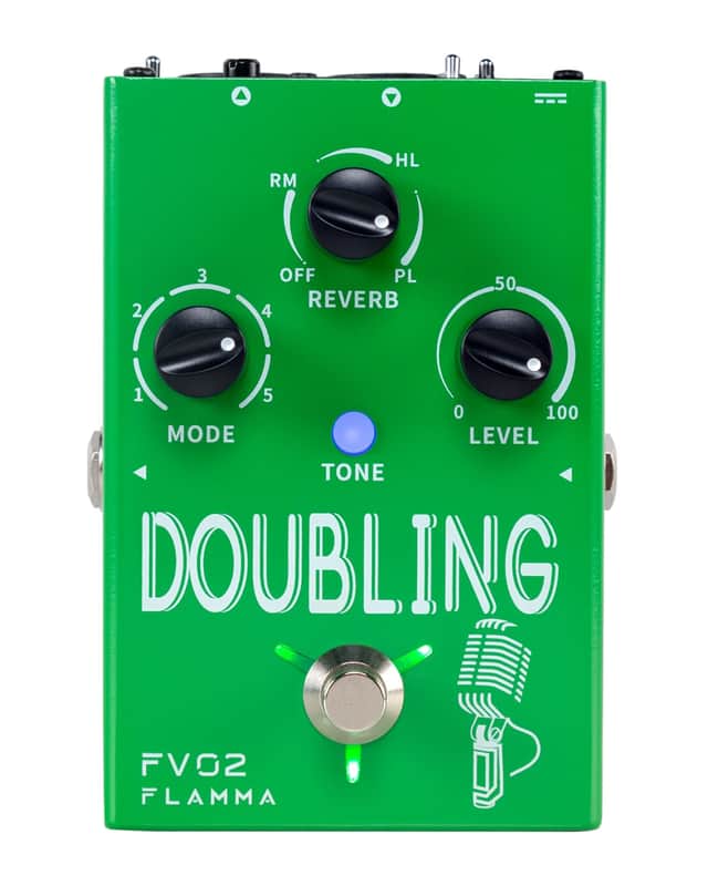 FLAMMA FV02 Vocal Processor Doubling Effects Pedal (Price includes the import duty for US buyer) image 1