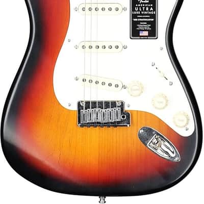 Fender American Ultra Luxe Vintage '50s Stratocaster Electric Guitar. Maple Fingerboard, 3-Color Sunburst image 1