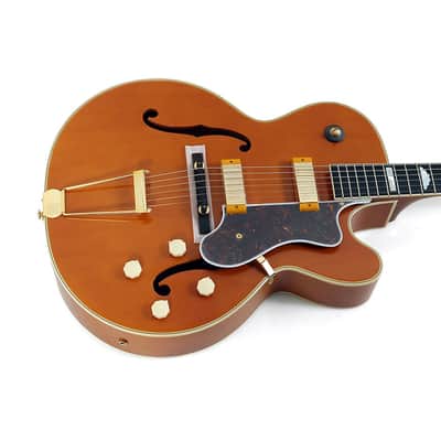 Epiphone 150th Anniversary Zephyr DeLuxe Regent Hollowbody Electric Guitar Regular Aged Antique Natural image 3