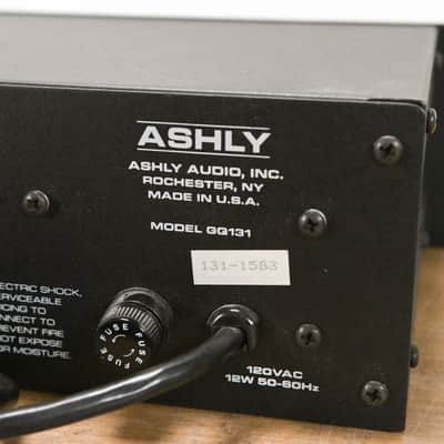 Ashly GQ131 One Third Octave 31-Band Graphic Equalizer CG015DU image 11