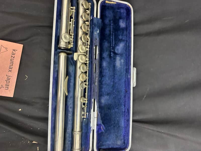 Muramatsu 111 Flute Wind Instrument with Hard Case Needs Adjustment Tested image 1