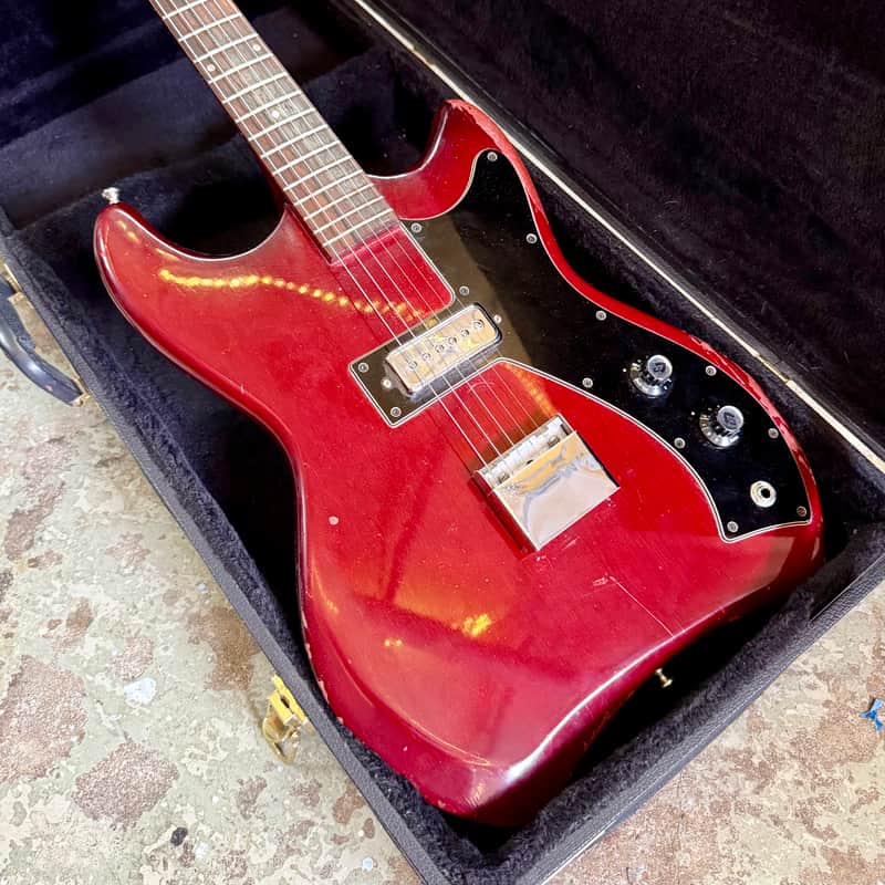 Guild Polara S-50 electric guitar 1964 - Cherry original vintage USA image 1