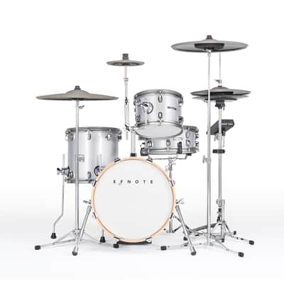 EFNOTE 5 Electronic Drum Set - White Sparkle MONITOR PAK image 5