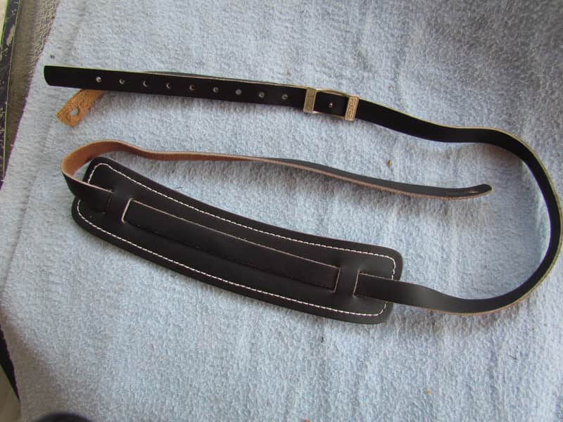 Fender Vintage Style Leather Guitar Strap Leather Fender Guitar Strap Very Good Condition Fender Guitar Strap image 1