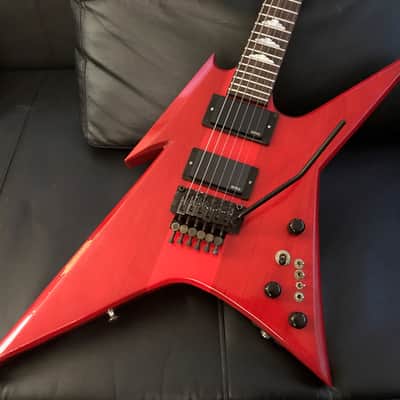 Bc rich B.C. Rich (death chuck schuldiner rick rozz ironbird )80's Trans red image 1