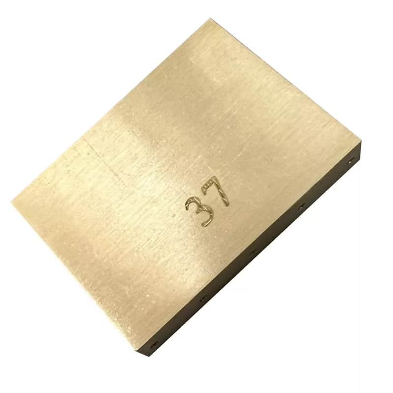 Brass Tremolo System Block – 34mm, 37mm, 42mm Sizes for Electric Guitar Tremolo Bridge image 1