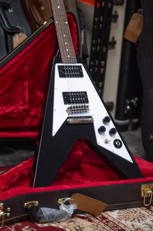2025 Epiphone Kirk Hammett 1979 Flying V - in Ebony Black image 1