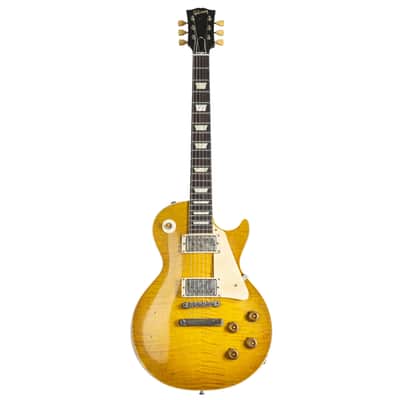 Gibson Murphy Lab 1959 Les Paul Standard Green Lemon Fade Heavy Aged #952508 - Custom Electric Guitar image 9