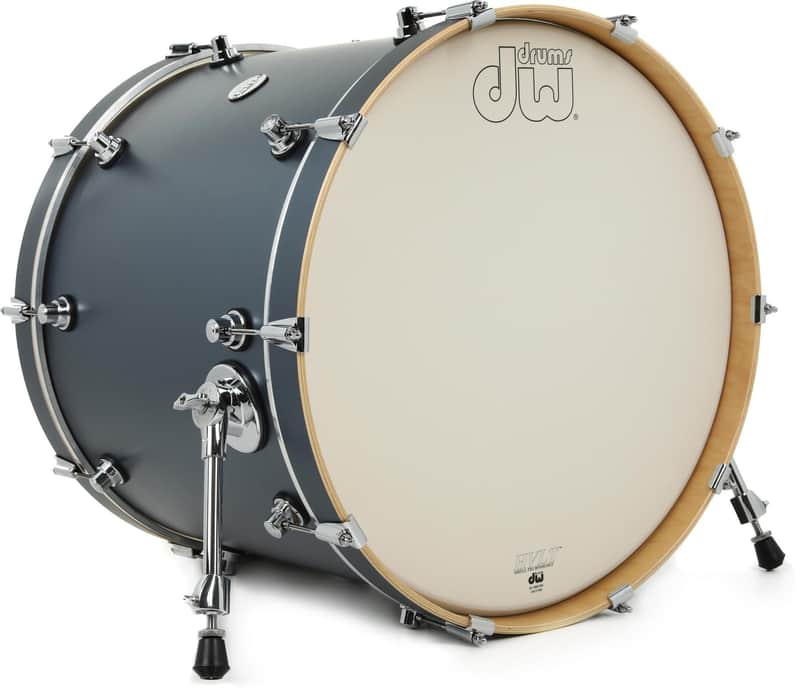DW Design Series Bass Drum - 18 x 22-inch - Blue Slate (DDLM1822KKBS) image 1
