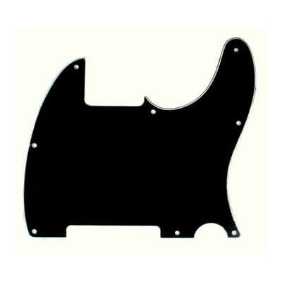 Replacement Tele Esquire Style Guitar pickguard ,3ply Black image 1