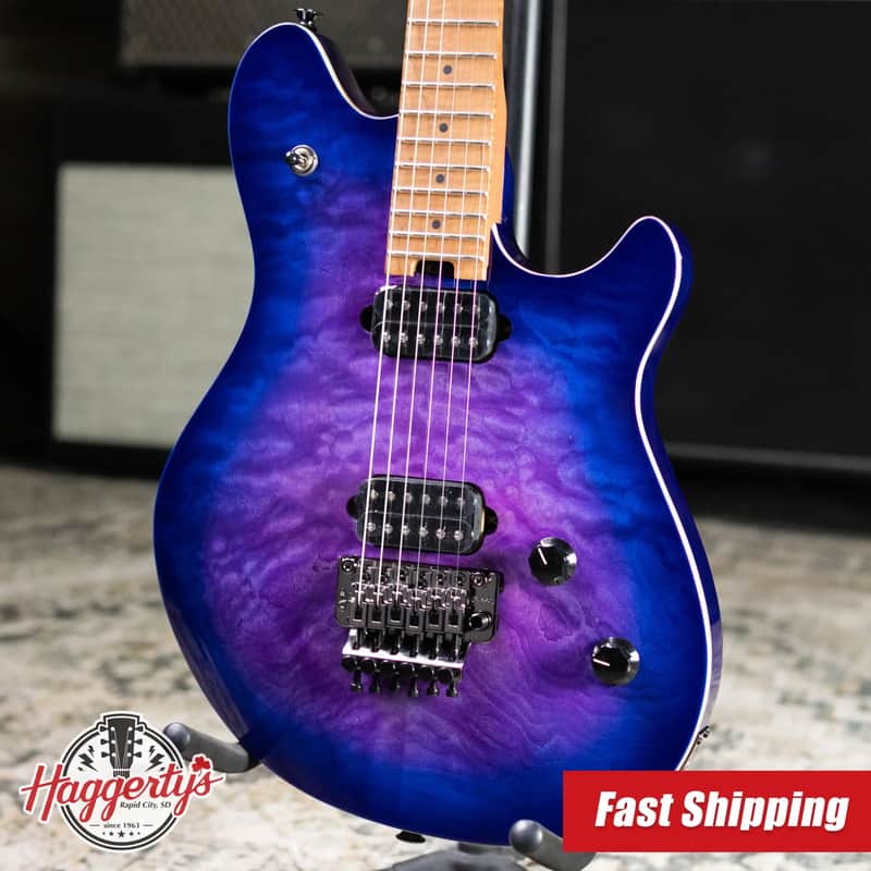 EVH Wolfgang WG Standard QM Electric Guitar - Northern Lights image 1