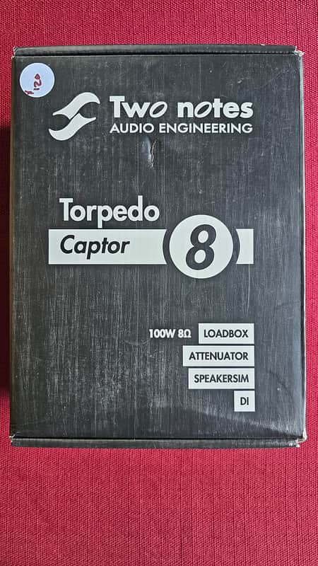Two Notes Torpedo Captor Loadbox/Attenuator/DI - 8 Ohm image 1