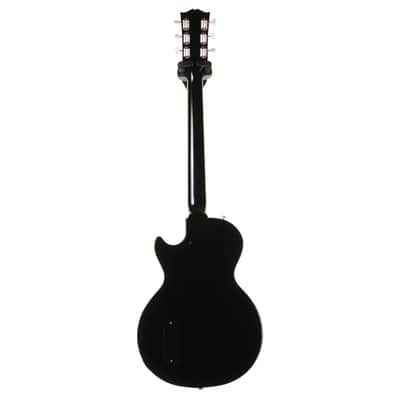 Gibson Les Paul Junior Electric Guitar, Ebony with Gig Bag, ABM Bridge Upgrade image 9