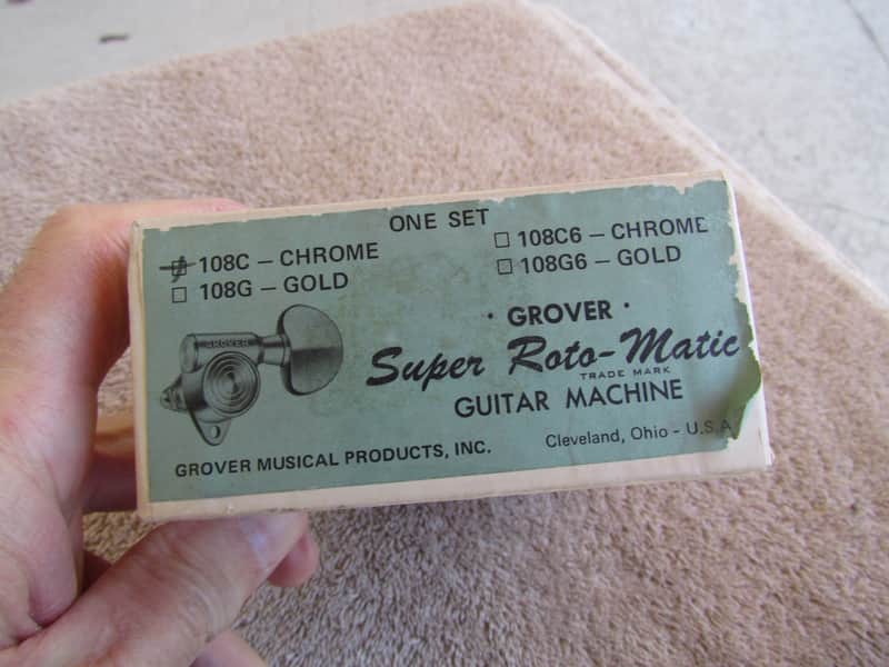 Grover Super Rotomatic Tuning Machine Box John Salvadori I Have Your Box! Vintage Grover Tuner Box image 1