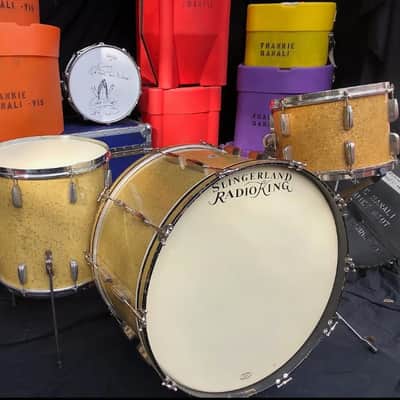 Quiet Riot - Frankie Banali's 1940s Slingerland Radio King Drum Kit 13/16/26 (#32) AUTHENTICATED image 1