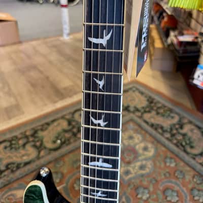 PRS SE Custom 24 Quilt, Teal Black #400 W/ Free Shipping & Gig Bag image 4