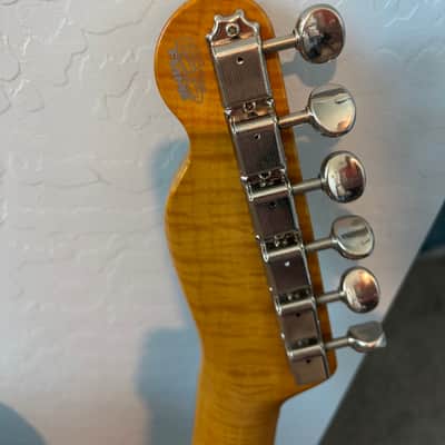 1995–96 Fender Japan TL-90D Foto Flame Deluxe Telecaster — Transparent Cherry — FujiGen MIJ image 12