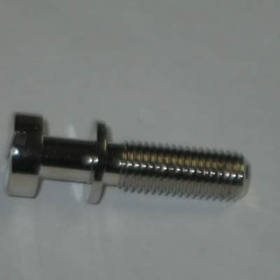 one pair of rarely handled, near A+ genuine Gibson Nickel STUDS, also called Mounting Pieces (NO anchors) for PTTP-015 Nickel Stop Bar Tail piece (Stop Bar Tailpiece NOT included) nickel finish (ninc alloy metal) image 13