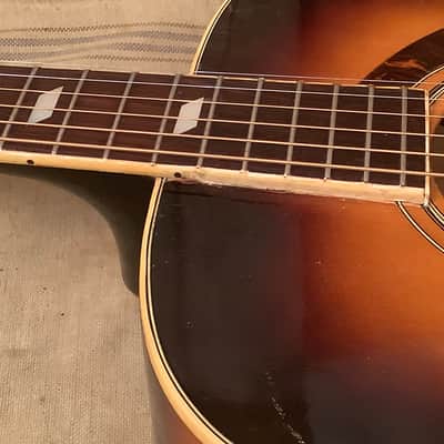 Epiphone FT-75  Seventy Five 1944 Sunburst Jumbo Flat-Top image 18