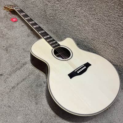 Godin Connaisseur MJ NAT RW All Solid Spruce & Rosewood w/ Case image 3