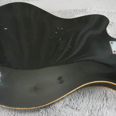 Vintage 1960s Teisco Semi-Hollow Electric Guitar Sunburst MIJ Gold Foil Pickups w/ Case – Refret image 19