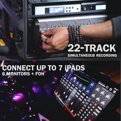 Zoom LiveTrak L-20R Digital Mixer & Multitrack Recorder, Rack Mountable, 20-Input/ 22-Channel SD Card Recorder, 22-in/4-out USB Audio Interface, 6 Customizable Outputs, Wireless iOS Control image 5