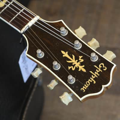 1948 Epiphone Triumph w/ DeArmond Guitar Mike Archtop Guitar Natural + HSC image 11