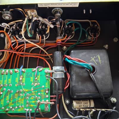1970s Ampeg V-4 100-Watt Guitar Head with Reverb Serviced Vintage Tubes image 15
