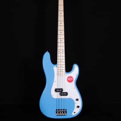 Squier Sonic Precision Bass, Maple FB, California Blue image 5