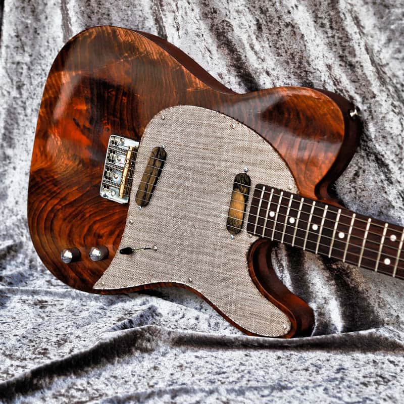 GB Liuteria Traditional Tele walnut and fabric image 1