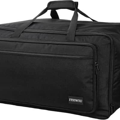 Ithwiu Speaker Bag 12" Weather-Resistant PA Case w/ Foam Padding & Zippers image 1