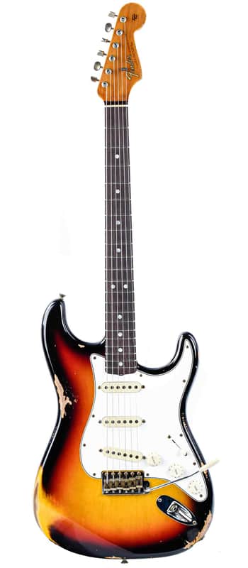 Fender Custom Shop 1965 Stratocaster 3 Color Sunburst Heavy Relic image 1