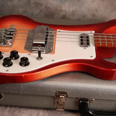 1998 Rickenbacker 4001 V63 - Fireglo - OHSC image 9