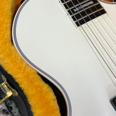 Video! 2022 Gibson Les Paul Custom MOD Collection  “Ghost” One Humbucker Black + White w/ Double Extended Stingers image 4