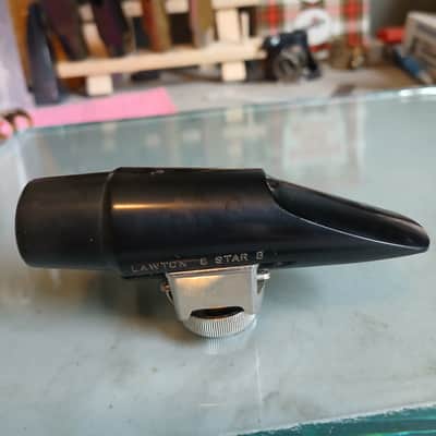 Lawton 6 Star B Alto Mouthpiece - Hard Rubber image 1