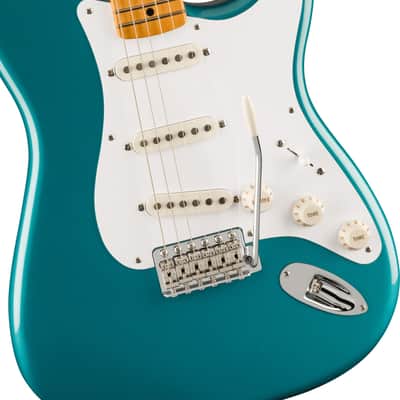 Fender Vintera II '50s Stratocaster, Maple Fingerboard, Ocean Turquoise image 3