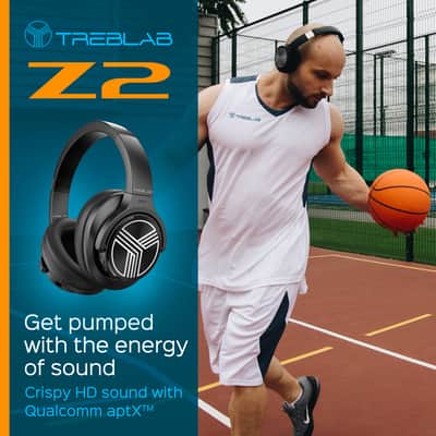 TREBLAB Z2 Over Ear Headphones - Bluetooth 5.0, Active Noise Cancelling, Up to 35H Battery Life image 4
