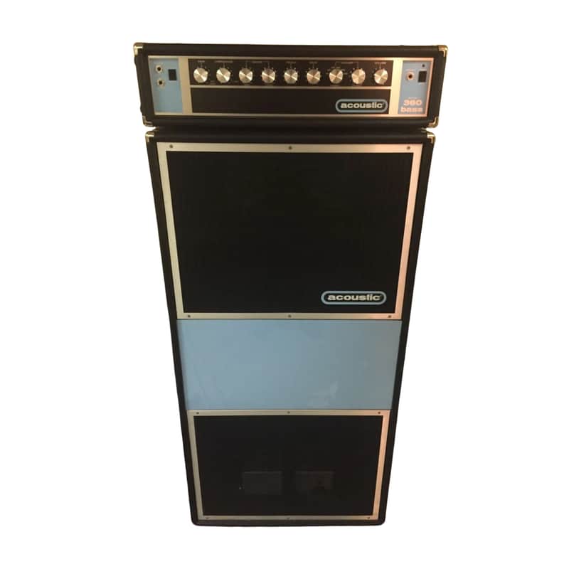 Acoustic 360 / 361 Reissue 400-Watt 1x18" Bass Amp Half Stack image 1