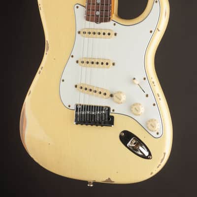 Fender Custom Shop Strat Pro NAMM 2025 Aged Vintage White/Relic image 5