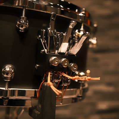 Pearl DC1465S/C Dennis Chambers 14x6.5" Signature Snare Drum - Matte Black with Chrome Hardware image 9