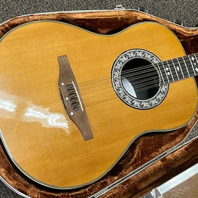 Ovation Vintage 1118 Glen Campbell 12-String 1981 Natural w/Case, Papers Original Owner  / Rare image 1
