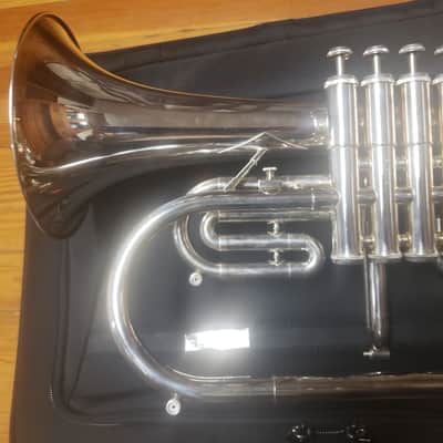 Getzen Eterna 896S Silver 4-Valve Flugelhorn W/ New ProTec Case! image 11